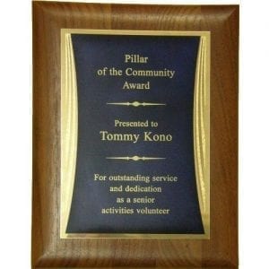Appreciation Plaque Award 7"x9"