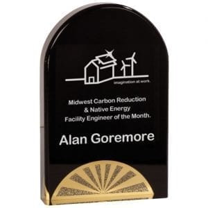 Arch Black Diamond Acrylic Award