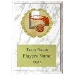 Basketball Insert Plaque