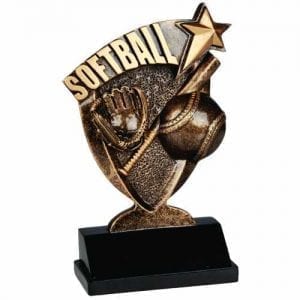Broadcast Softball Trophies