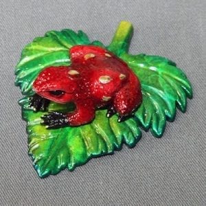 Bronze Frog Figurine Romeo