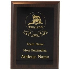 Cherry Finish Wrestling Plaque