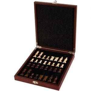 Chess Set Rosewood Finish