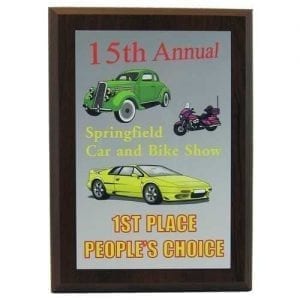 Custom Full Color Plaque Awards