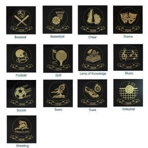 Theme choice for photo plaques