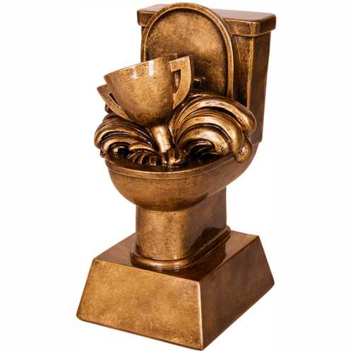 Last Place Toilet Trophy