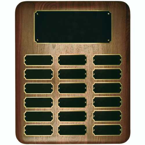 Perpetual Plaque Award 18 Plate
