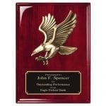 Rosewood Plaque with Eagle Casting
