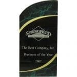 Rounded Marble Acrylic Trophy 8"
