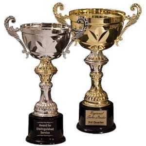Trohy Cups with Round Base