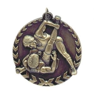 Wreath Wrestling Medal