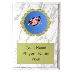 Wrestling Plaque with Insert