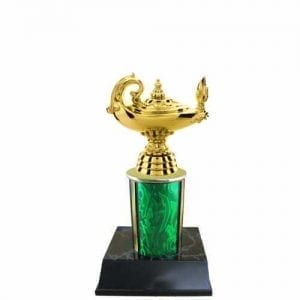 Academic Lamp Trophy with Column