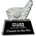 Crystal Golf Club Trophy