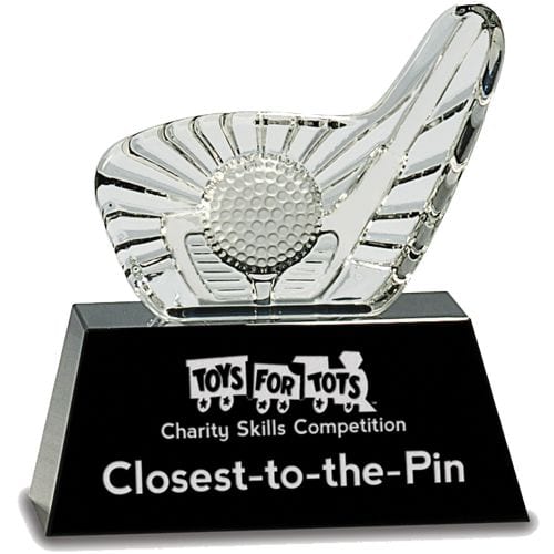 Crystal Golf Club Trophy