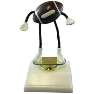 Football Trophies, bendable dudes