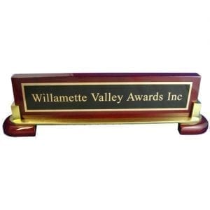 Desk Bar Name Plate