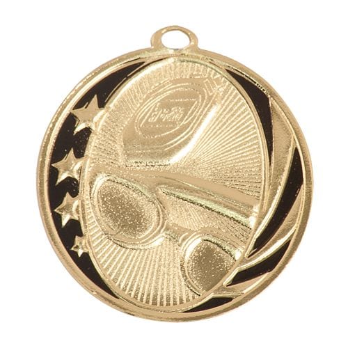 Swim Medals Bright Gold