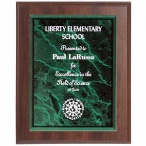 Cherry Plaque with Acrylic Plate 7"x9"
