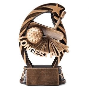 Longest Putt Golf Trophy