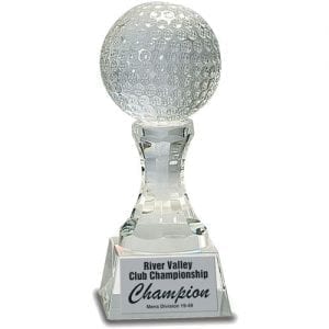 Crystal Golf Ball Award