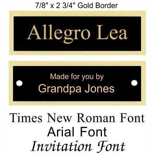 Custom Engraved Plates