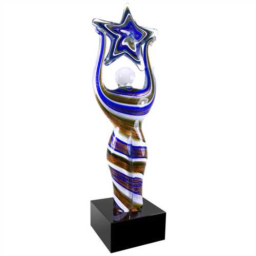 Art Glass Figure with Star