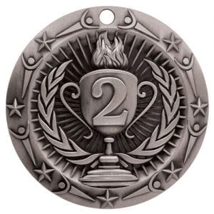 2ND Place Medals - 3 inch