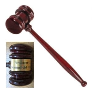 Rosewood Gavel 10"