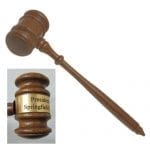 Walnut Gavel 10"