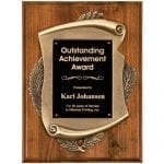 Walnut Scroll Plaques