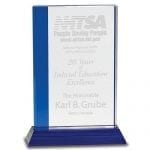 Crystal Standing Plaque Trophy