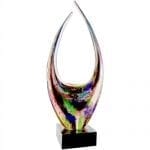 Dual Spire Art Glass Award