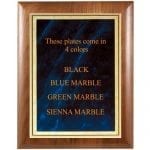 Elegant Walnut Plaque Award 7" x 9"