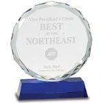 Round Crystal Award