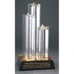 3 Column Acrylic Star Awards