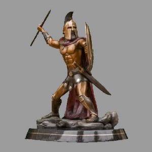 Bronze Warrior Sculpture