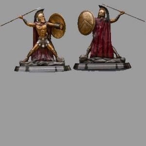 Bronze Warrior Sculpture more views