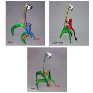 blue, candy red, lime