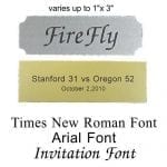 Engraved Plates with Black Letters-sm
