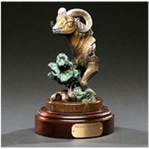 Bronze Big Horn Ram Figure Bronze Big Horn Ram Figure