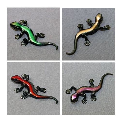 emerald, gold, red, purple