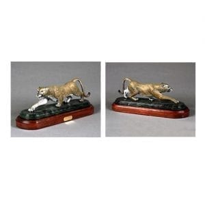 Bronze Cougar Sculpture more views