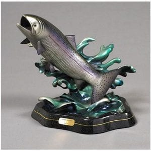 Bronze Sculpture Coho Salmon