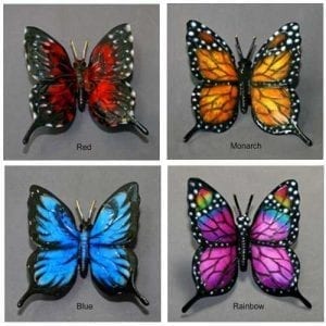 Red, Monarch, blue, rainbow