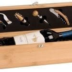 Engraved Bamboo Wine Box