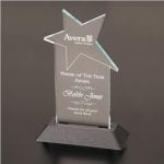 Star Acrylic Award Black Base