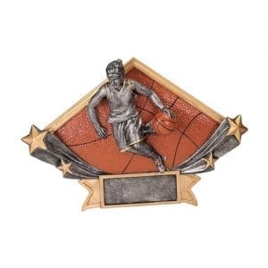 Basketball Trophy Plaque - Female