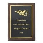 Flame Baseball Plaques