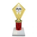 Racing Flag Trophy w/Column